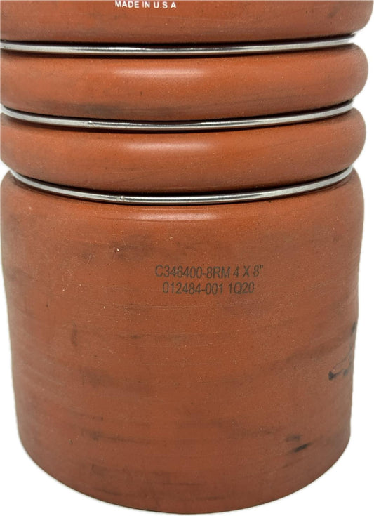 ALLIANCE HOSE C346400-8RM 4 X 8" 012484-001 1Q20 HOSE TUBE FITTING ORANGE NEW