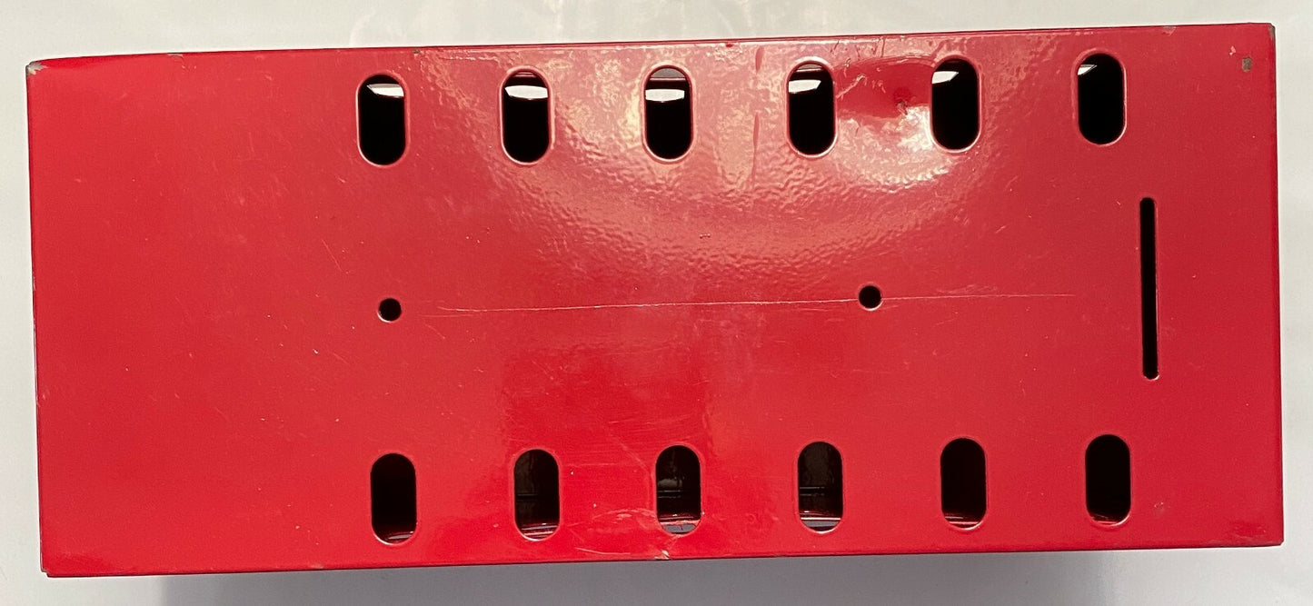 NORTH SAFTEY HONEYWELL GROUP LOCK BOX GLB03 RED STEEL LOCKOUT BOX FOR 13 LOCKS