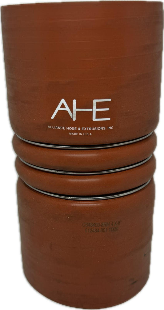 ALLIANCE HOSE C346400-8RM 4 X 8" 012484-001 1Q20 HOSE TUBE FITTING ORANGE NEW