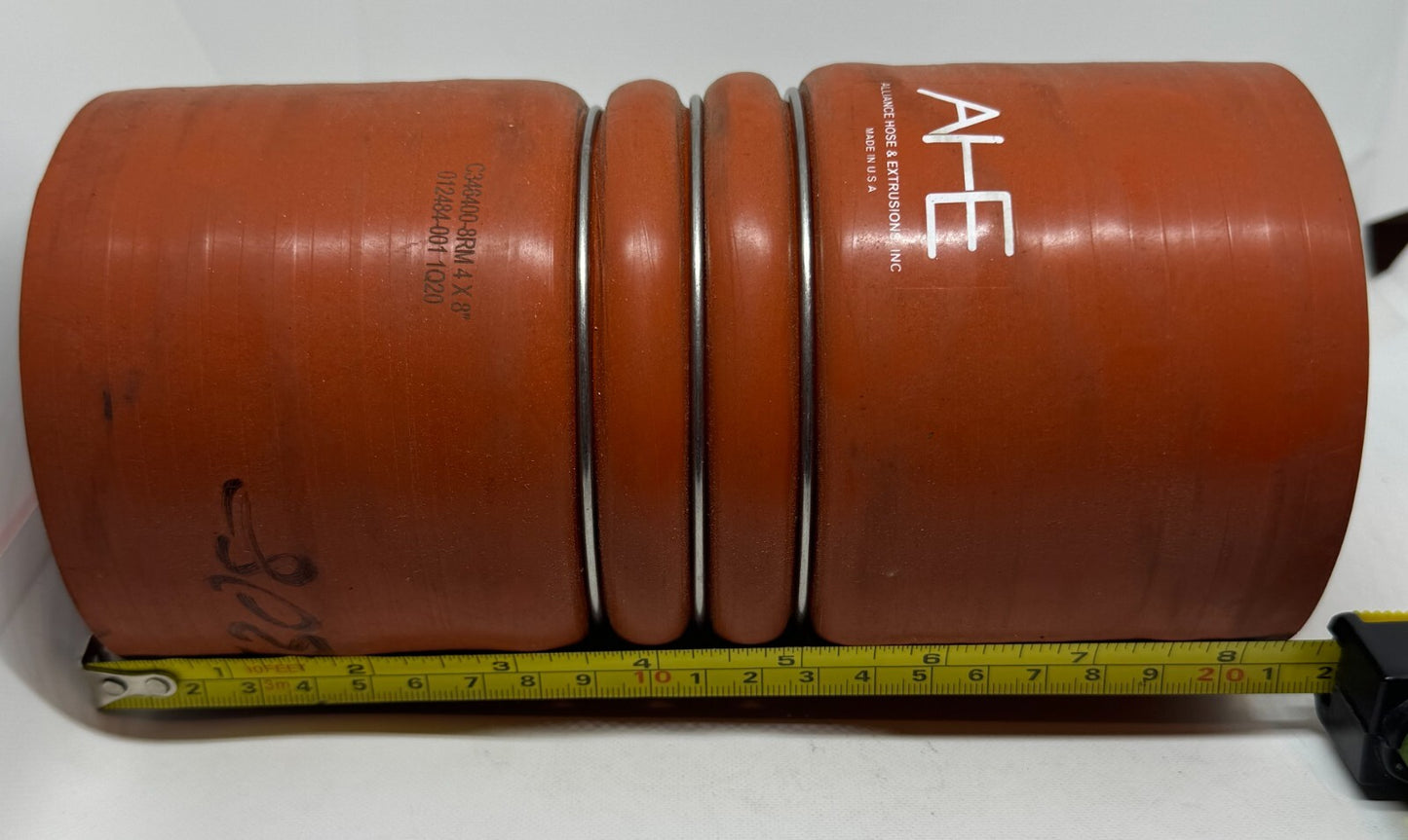 ALLIANCE HOSE C346400-8RM 4 X 8" 012484-001 1Q20 HOSE TUBE FITTING ORANGE NEW