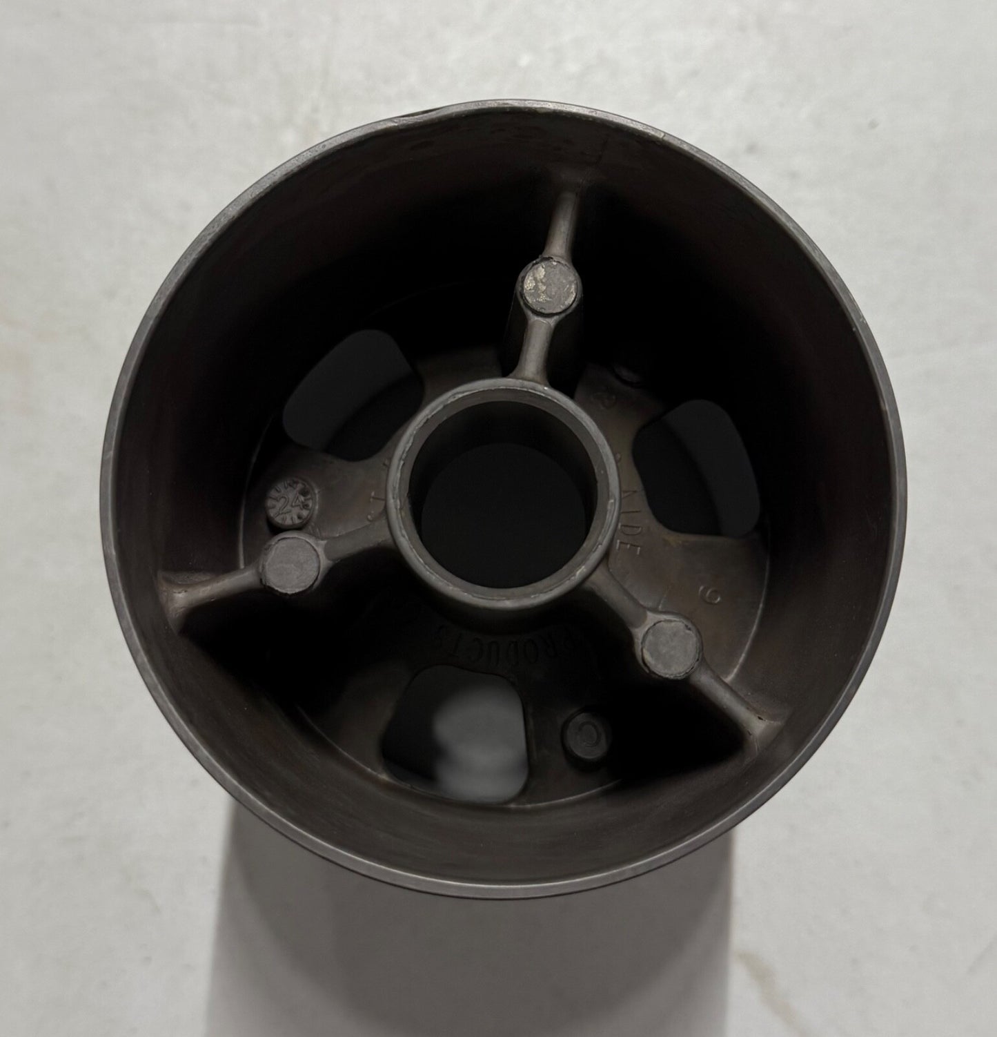 PAR AIDE 0935 935 EVER-WHITE ALUMINUM CUP WITH WHITE PLASTIC SLEEVE LINER NEW